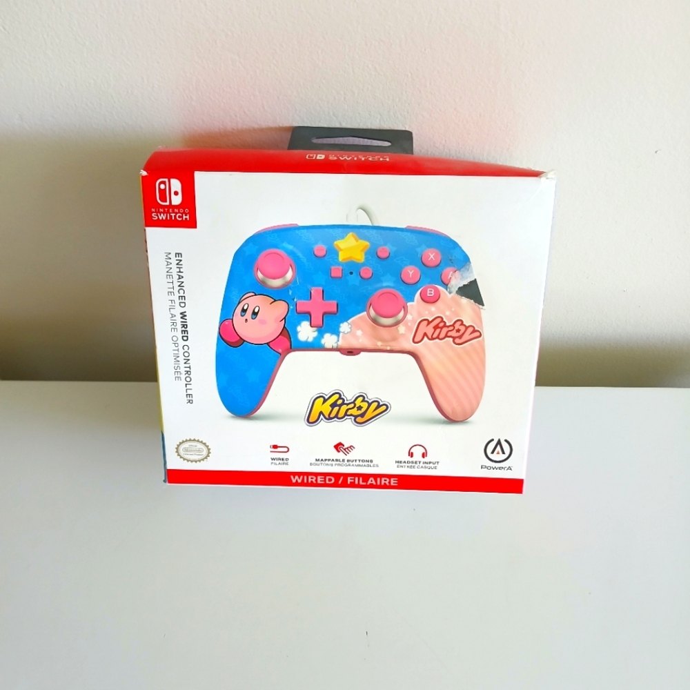 Power A Kirby Enhanced Wired Controller for Nintendo Switch